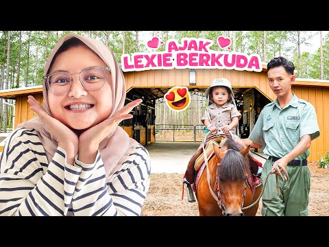 BUNDA AJAK LEIKA LEXIE NAIK KUDA DI SOLO SAFARI 🥰 LIBURAN SERU KELUARGA LEIKA