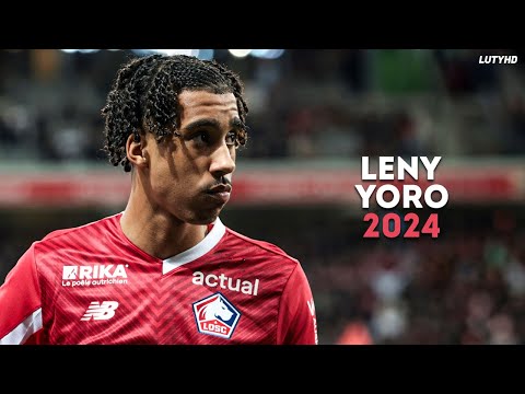 Leny Yoro 2024 - The Perfect Defender | Skills, Goals, Tackles & Passes | HD