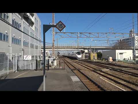 常磐線 特急ひたちE657系土浦駅高速通過