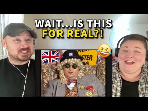 Americans React: The Monster Raving Loony Party | UK politics are wild!