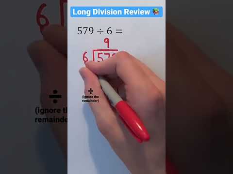 Long Division Review 📚 #shorts #maths #math #mathematics #review #lesson #education #learn #ecomaths