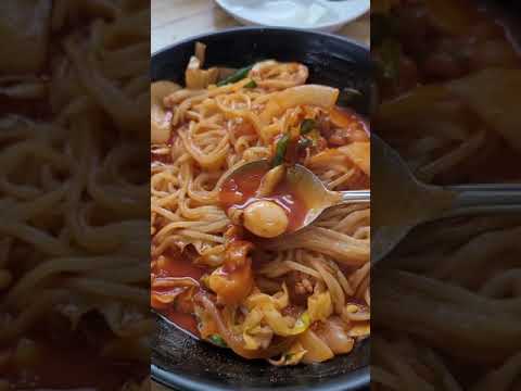 경북 울진 아사반점 비빔짬뽕면