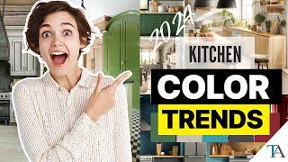 Kitchen color trends you NEED to know in 2024!