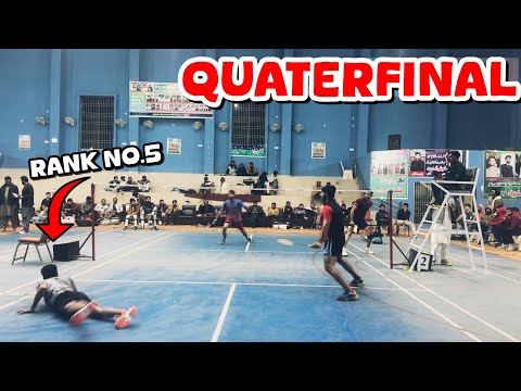 Badminton match pakistan Qari Adnan & Afnan khan vs Sameer & Ahmed butt #badminton #trickshots