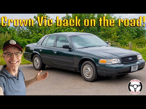 Getting coffee in the Crown Vic (it has an MOT!!)