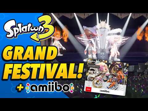 GRAND FESTIVAL Splatfest + NEW Amiibo Announced for Splatoon 3!