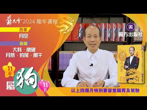 2024龙年十二生肖運勢講解 | 属狗运程| 高級講師   #2024  #属鼠  #生肖 #运势 #運程