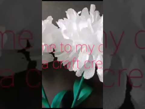 Tissue paper flowers |#shorts #shortvideo #viral #diycrafts #papercraft #shortsvideo #youtube |