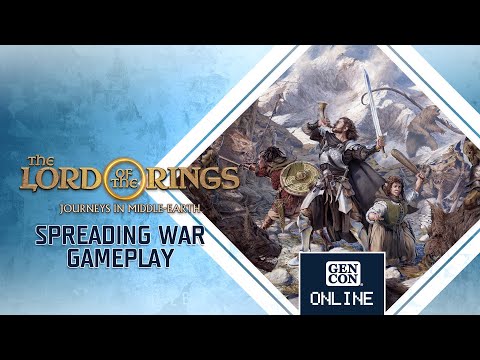 Gen Con Online 2021: The Lord of the Rings: Journeys in Middle-earth | Spreading War Gameplay