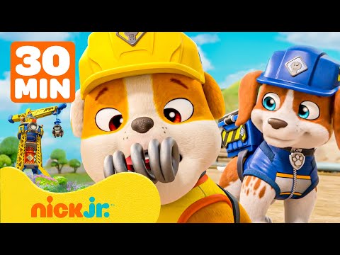 Rubble & Crew | [¡Rubble recicla y hace rescates en el patio trasero! | 30 minutos | Nick Jr.