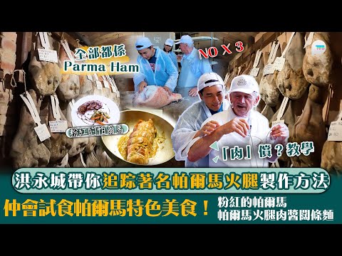 意料之踪｜洪永城Tony帶你追踪著名帕爾馬火腿製作方法　仲會試食帕爾馬特色美食！粉紅的帕爾馬/帕爾馬火腿肉醬闊條麵｜TVB Plus