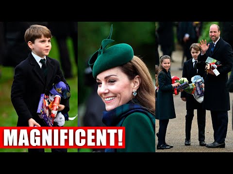 MAGNIFICENT ROYAL OUTING! STUNNING CHRISTMAS APPEARANCE BY CATHERINE, WILLIAM AND OTHER ROYALTY!