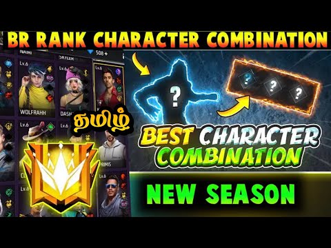 Solo Rank Push Character Combination || Best Character Combination for BR Rank After Update In Tamil