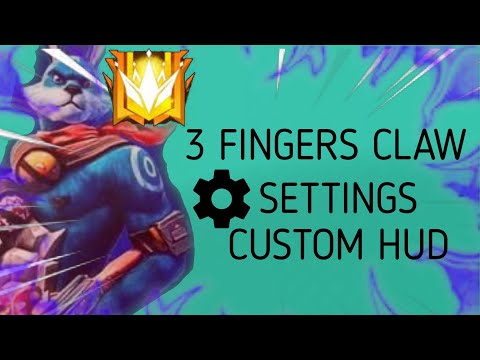 3 Finger Best Custom HUD Settings 🔥| Latest Control Setting 2021🔥| Pro Custom HUD Setting Free Fire