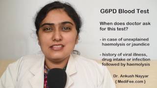 G6PD (glucose-6-phosphate dehydrogenase) Blood Test