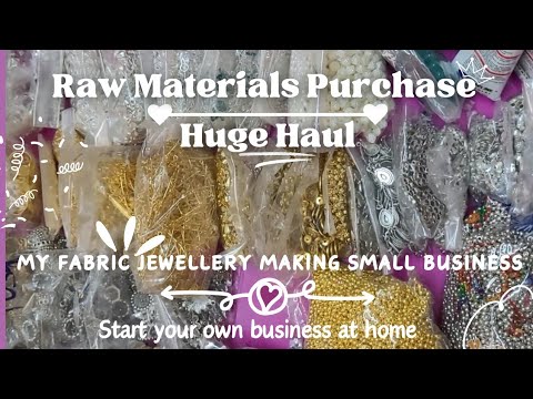 Huge Material Haul - Jewelry making raw materials for my business 🧿 #smallbusiness