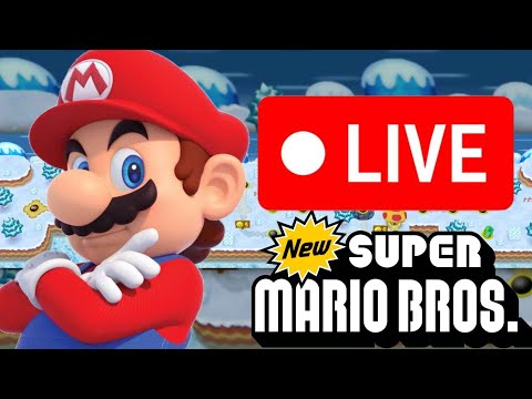 Playing my old childhood game - New Super Mario Bros DS!!!!!