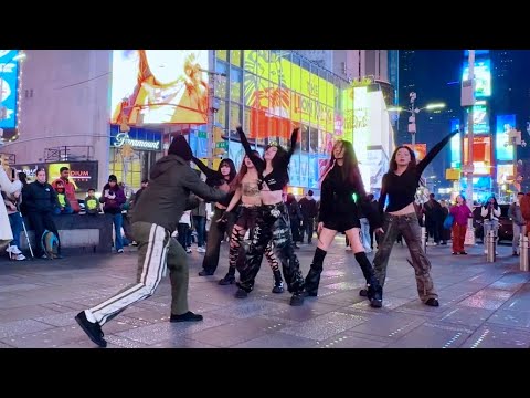 [K-POP IN PUBLIC | SIDECAM] MEOVV (미야오) - ‘BODY’ Dance Cover | TIMES SQUARE