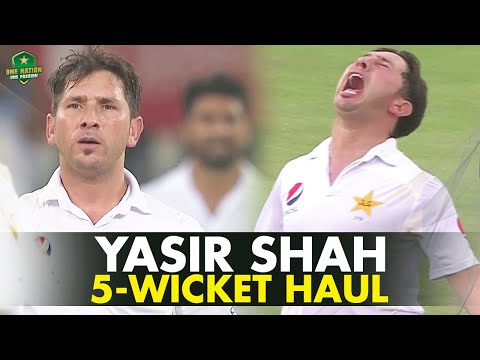 Yasir Shah Gets a 5️⃣ - fer in Dubai | Pakistan vs West Indies | 1st Test, 2016 | PCB