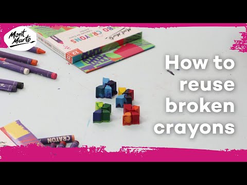 How to reuse broken crayons