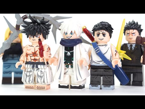 LEGO Jujutsu Kaisen 咒術迴戰 Satoru Gojo 五條悟 Megumi Fushiguro | Yuta Okkotsu Unofficial Lego Minifigures