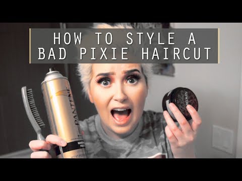 How to style a BAD Pixie Haircut | A Poisoned Production