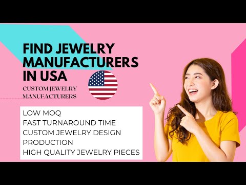 Find a Jewelry Manufacturers in the USA to produce Custom Jewelry Designs.