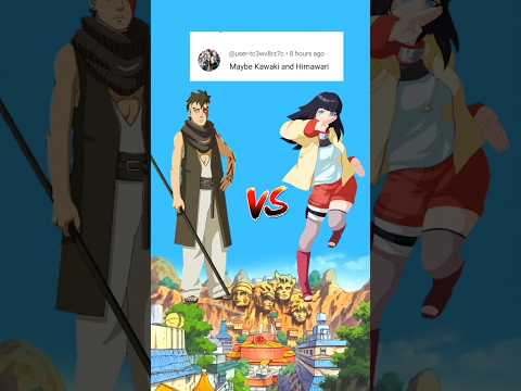 kawaki vs himawari  | Who is strongest #kawaki #vs #himawari #naruto #anime #viral #shorts