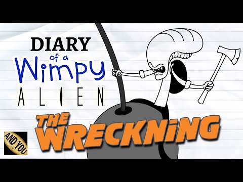 Diary of a Wimpy Alien 11 THE WRECKNING (Wimpy Kid / Alien / Predator / The Shining Parody)