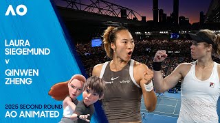 LIVE | Laura Siegemund v Qinwen Zheng | AO Animated | Australian Open 2025