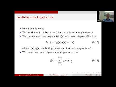 Mathematical Methods for Physicists Lecture 9