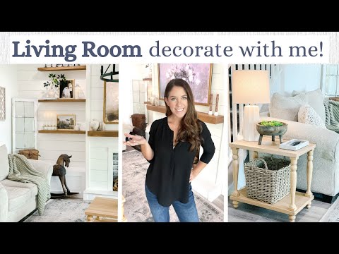 LIVING ROOM DECORATING IDEAS | CASUAL MODERN STYLE | DIY HOME DECOR