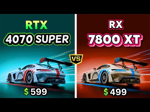 RTX 4070 SUPER vs RX 7800 XT -  **Must Watch Before Buying**  - 4K ULTRA BENCHMARK