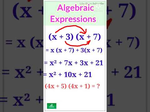 Algebraic expression class 8 #shorts #youtubeshorts #youtube #ytshorts #math #ecomaths