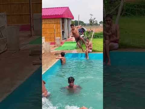 Desi balak ham gaama ke !! status song!! 21june swiming #trending #haryanvi #shortvideo #swimming