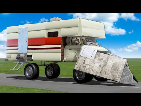 I Built a PLOW for my RV! (The Long Drive)