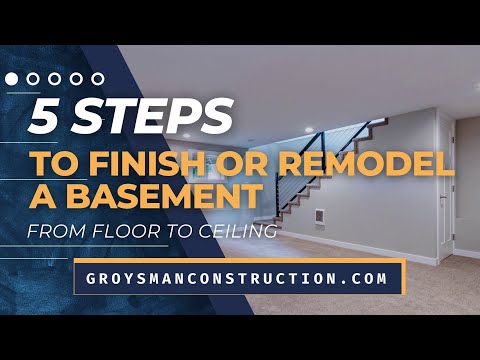 5 Steps To Finish Or Remodel A Basement — From Floor To Ceiling - Home Remodeling, San Diego