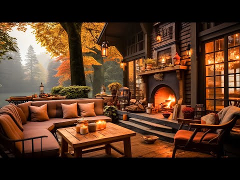 Morning Coffee with Autumn Smooth Piano Jazz Music & Relaxing Bossa Nova Jazz for Studying, Working