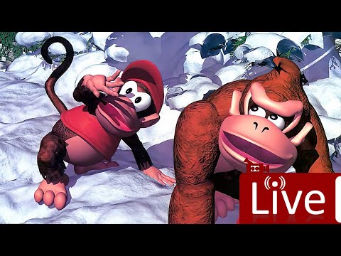 Lute Plays Donkey Kong Country (Stream Highlights)