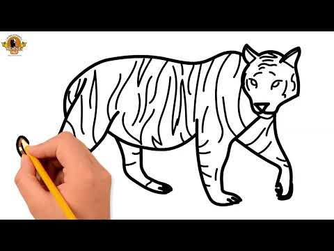 How to Draw a Lion for kids - Drawing and Coloring | How to Draw a Lion Easy Step by Step