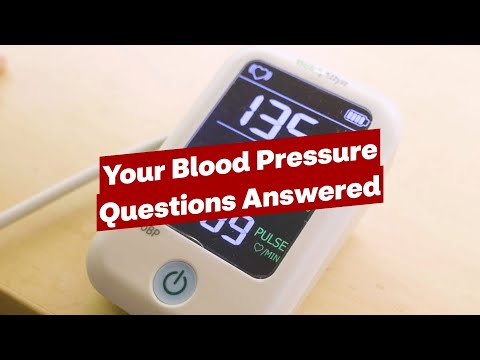 Your Blood Pressure Questions Answered