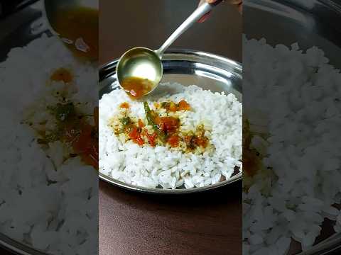 RASAM WITH RICE😋😋 #food #foodie #shorts