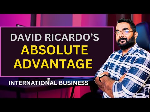 COMPARATIVE ADVANTAGE THEORY || DAVID RICARDO || INTERNATIONAL TRADE THEORY