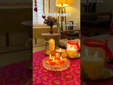 Diwali Lights #diy #diwali #candle #ecofriendlycandle #decoration #livingroom #shorts #short #viral