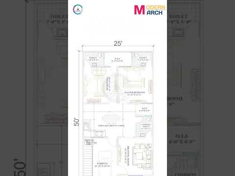 25' X 50' House design Modern House plan ! 25/50  Ghar ka naksha #plan #shortsviral