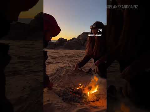 A Desert Sunset 😳 #shorts #jordan #wadirum