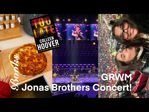 VLOG 67: Jonas Brothers concert + GRWM & Book talk