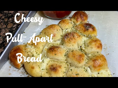 Cheesy Pull- Apart Bread | How to Make Cheesy Bread | Holiday Appetizer