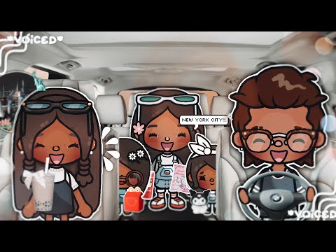 going on a road trip to *NYC*🗽🏙️🫶🏾|*voiced*🔊| Toca Life World🌎| It’s me Annie🫐🪷