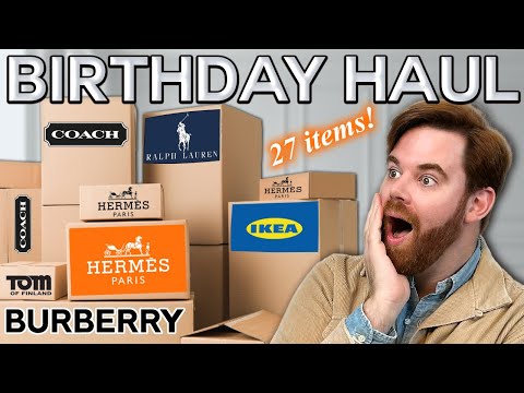 Massive Luxury Birthday Haul🎉 Hermes, Coach, Burberry and More!